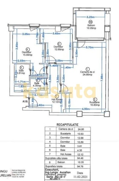 Voluntari, 3 camere, Triana, 95 mp, parcare, finisaje premium